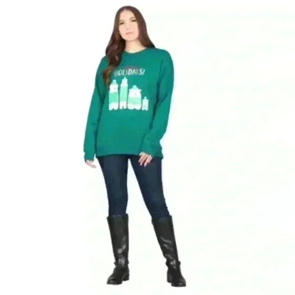 Unisex Holiday Sweatshirt size 2 M-L & 1 S NWT - Picture 2 of 13